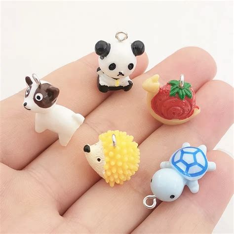 polymer clay animal charms