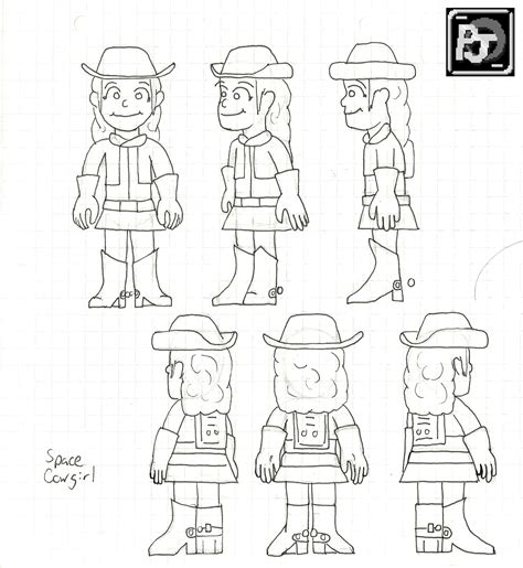 Space Cowgirl (Model sheet) by jonreytrevino on DeviantArt