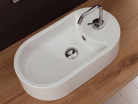 Scarabeo SEVENTY 8094 Раковина накладная 55*30 см (белый), купить в ...