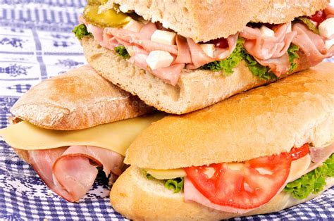 Three yummy sandwich 23012719 Stock Photo at Vecteezy