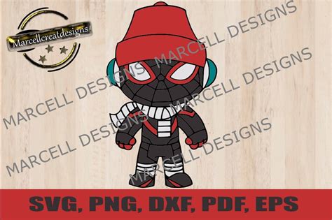 Miles Morales Winter Suit Svg Spiderman Svg Multiverse | Etsy