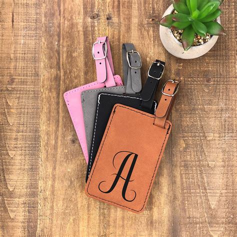 Monogrammed Luggage Tags