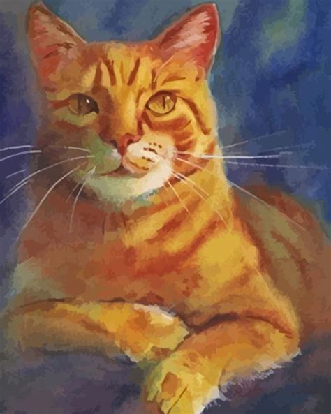 Yellow Cat Art - 5D Diamond Painting - DiamodPainting.Sale
