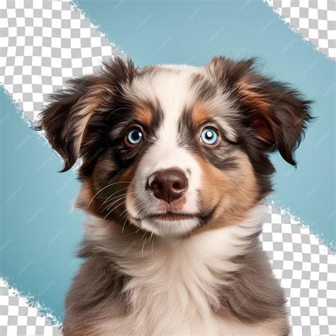Premium PSD | Australian shepherd puppy isolated on transparent