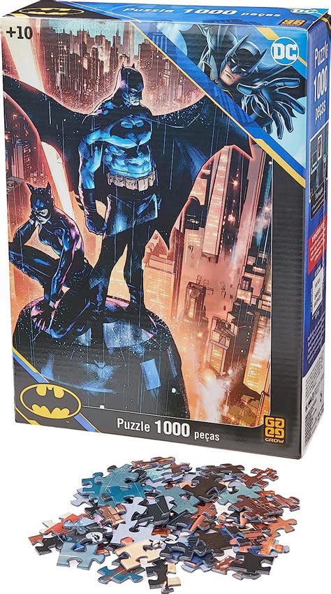 Quebra Cabeça Do Batman - QUEBRA CABEÇA P1000 BATMAN GROW 04359 - Star Brink Brinquedos