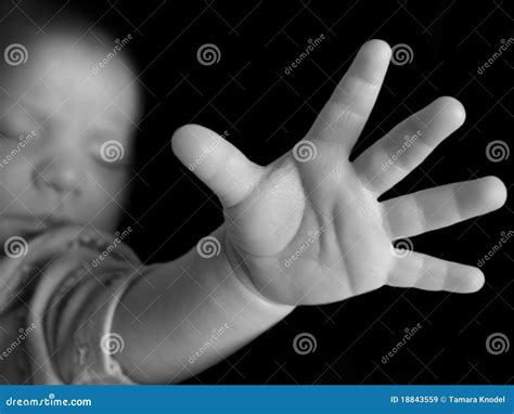 reach stock image image  reach grab hand tiny prints
