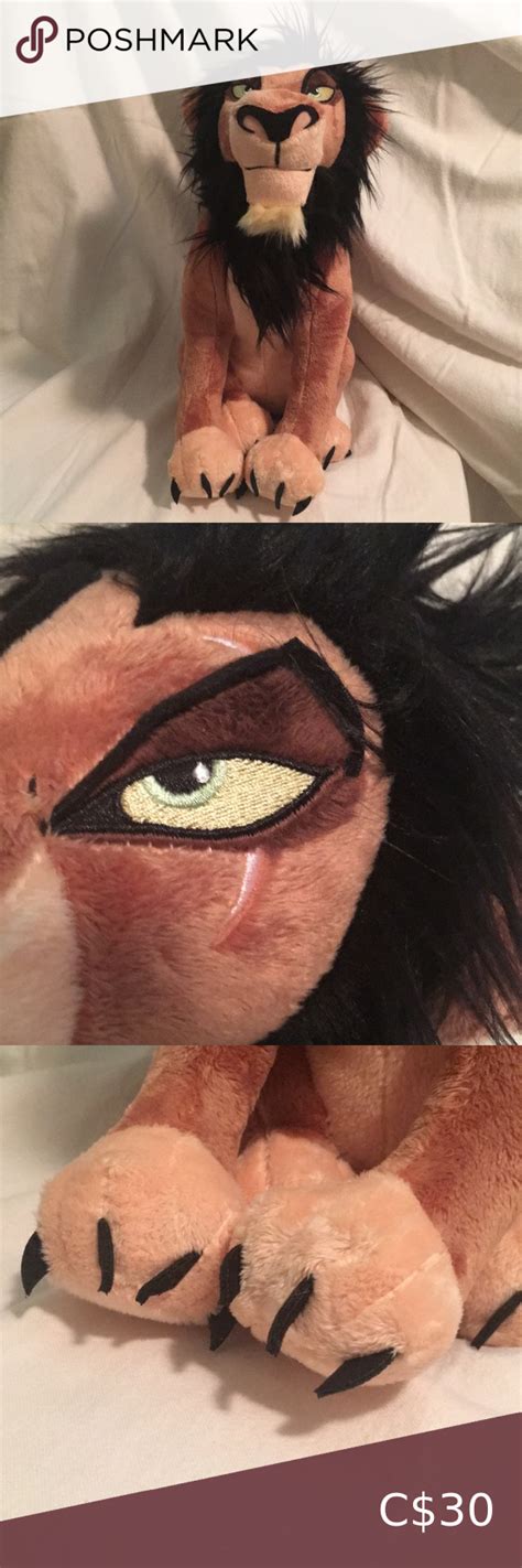 Disney Lion King Scar Villain character plush toy 14” | Villain ...