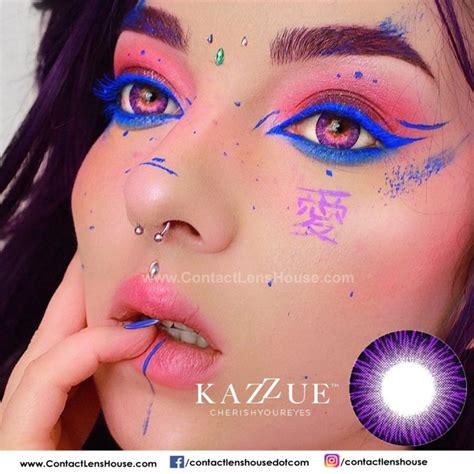 real fairy violet colored contacts lens