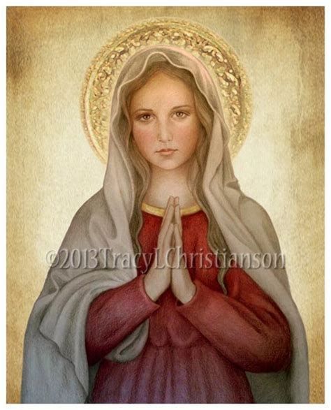 mary mother  god catholic art print blessed virgin mary etsy