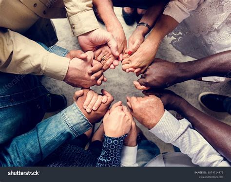 thousand community holding hands royalty  images stock
