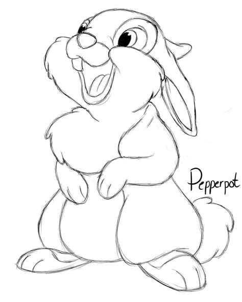 Thumper Sketch by Pepper-Pot on DeviantArt