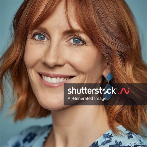 Portrait Photo Beautiful Pale Skinned Caucasian AI-generated image