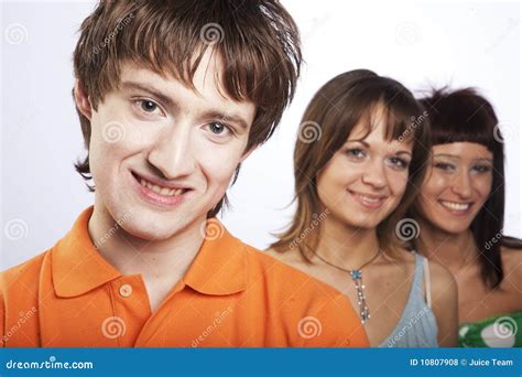 young people smiling stock photo image  adult girl