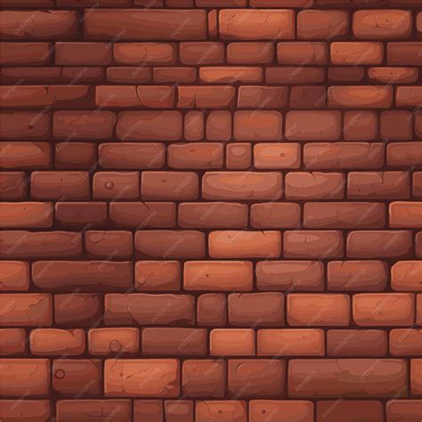 Premium Vector | A brick wall with a lot of bricks game background