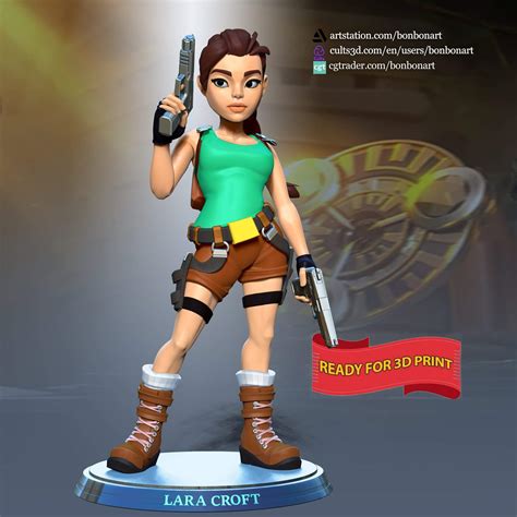 Lara Croft - 3D Model by Bon Bon Art