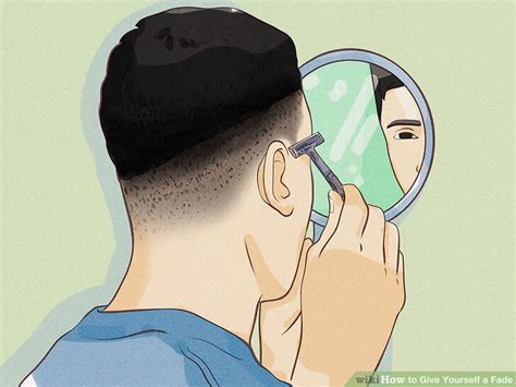 how to give myself a fade at home