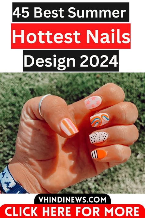 Top 45 Best Summer Nails Designs 2024 Easy and Summer Nail Colors 2024