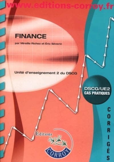 finance dscgue cas pratiques corriges unite denseignement  du