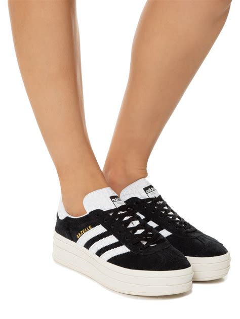 Adidas Gazelle Preto Feminino - Tênis Feminino Gazelle Bold W- Adidas Originals - Preto