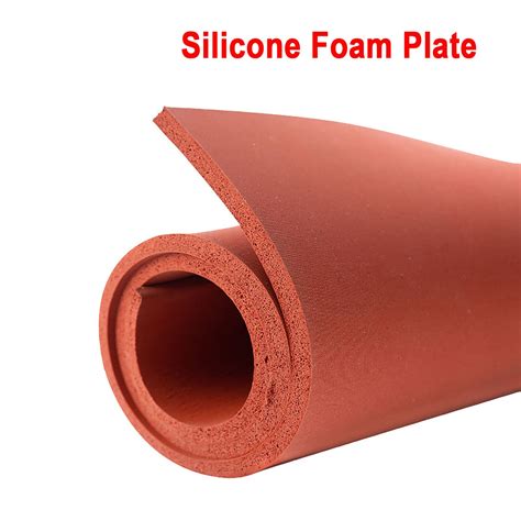 high temperature heat resistance silicone rubber foam sheet cushion mat