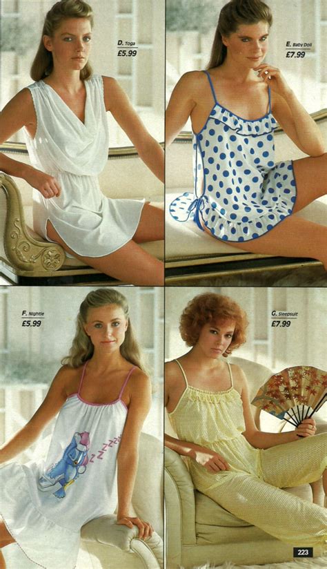 Frilly Nightgowns to Garfield Pajamas: 1980s Women's Sleepwear Catalog