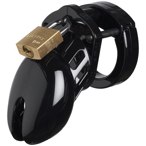 CB-6000S Black Chastity Device 2.5 inches | Sinful
