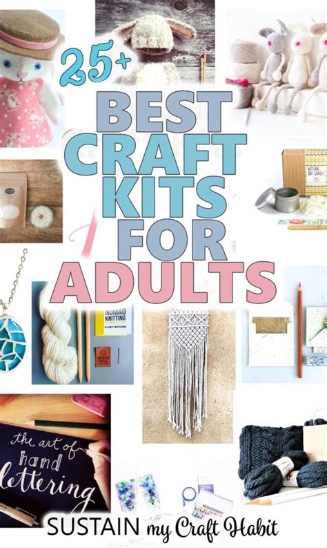 25 of the Best Craft Kits for Adults (2022) – Sustain My Craft Habit