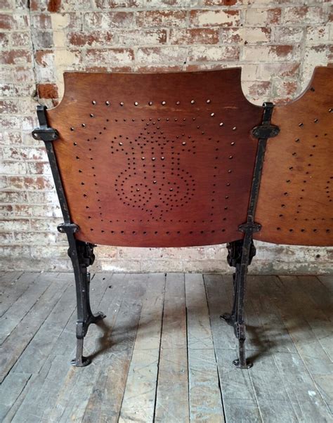 Antique Theater Seats - Vintage Industrial by Get Back, Inc