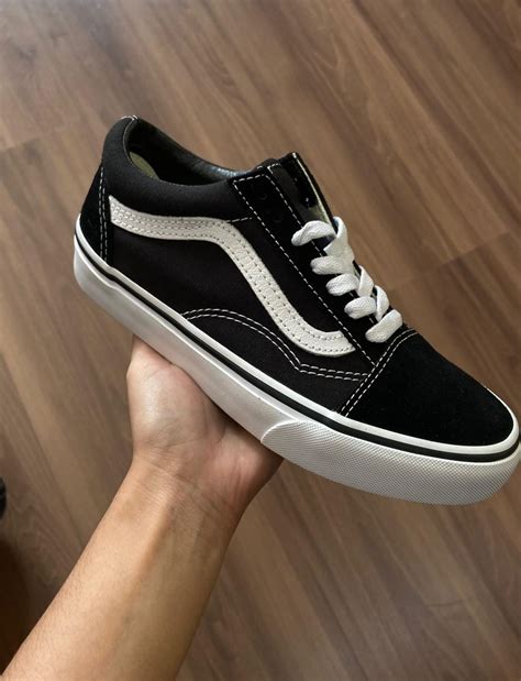 Tênis Old Skool Vans - TENIS VANS OLD SKOOL BLACK WHITE - FRETE GRATIS - Authentic Skateshop