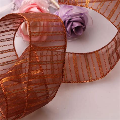 3 ярда DIY аксессуары лента с проволочной кромкой, Жесткая сетка, лента ...