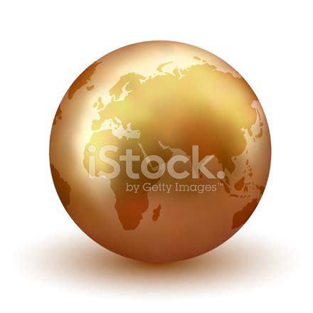 Golden Earth Globe Stock Photo | Royalty-Free | FreeImages