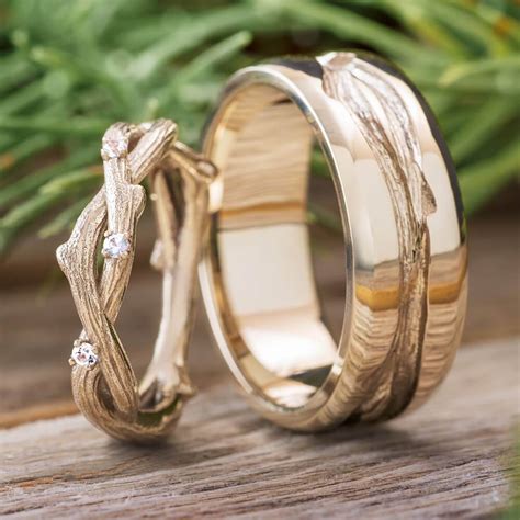 Nature-Inspired Engagement Rings | Unique & Rustic Designs | Jewelry By ...