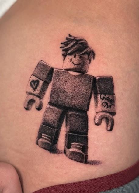 creative roblox tattoo ideas express  passion  gaming nsf