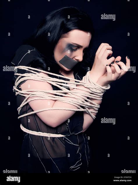 Woman Tied Up