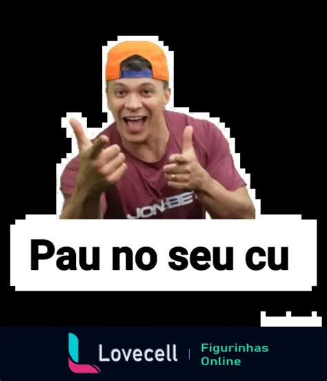 Enfiando O Proprio Pau No Cu - Figurinha "Reação divertida: Pau no seu cu" para WhatsApp | Lovecell