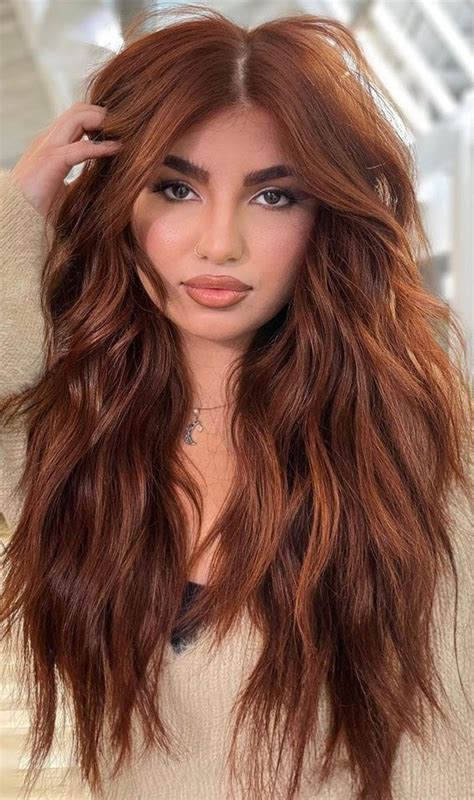 Dark Copper Hair Color, Ombre Hair Color, Hair Inspo Color, Hair Colour ...
