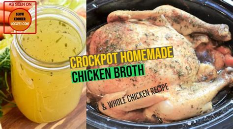 how to make chicken broth in slow cooker