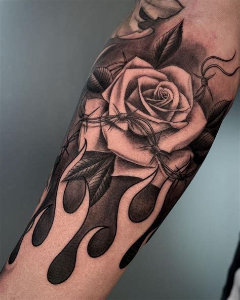 Update 87+ rose tattoo ideas super hot - in.coedo.com.vn