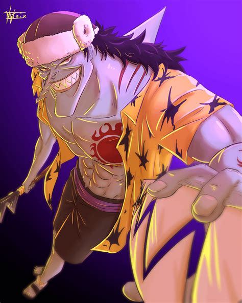 My Fanart of thirty one One Piece antagoniste in october; Day 6: Arlong