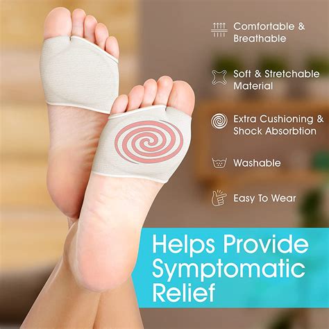 Gel Cushion Ball of Foot pads for Metatarsalgia, Sesamoiditis, Morton's