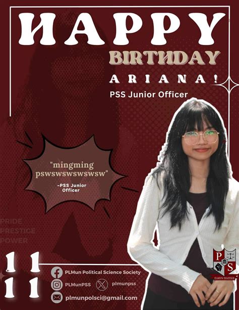 PLMun - Happy Birthday to an exceptionally smart and talented