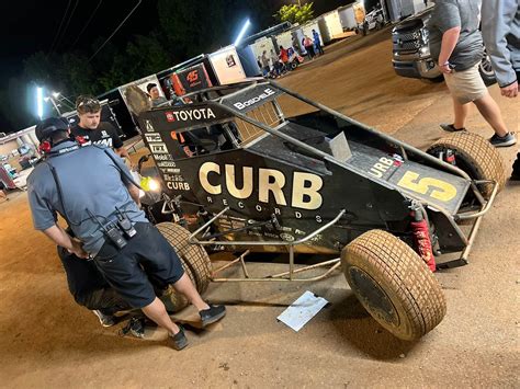 Gavan Boschele, 14, wins first ever Xtreme Outlaw Midget race from pole
