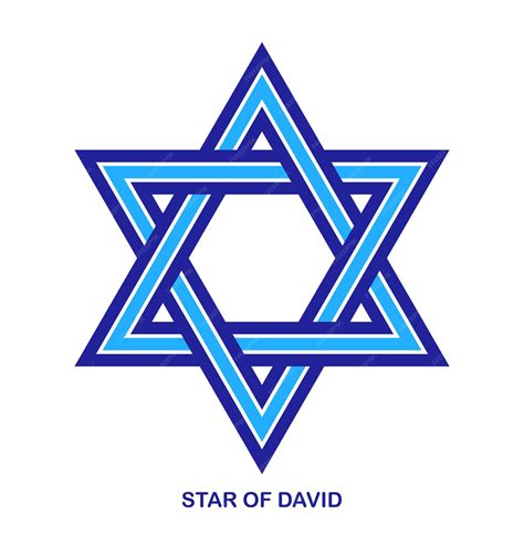 Premium Vector | Star of david ancient jewish symbol made in modern