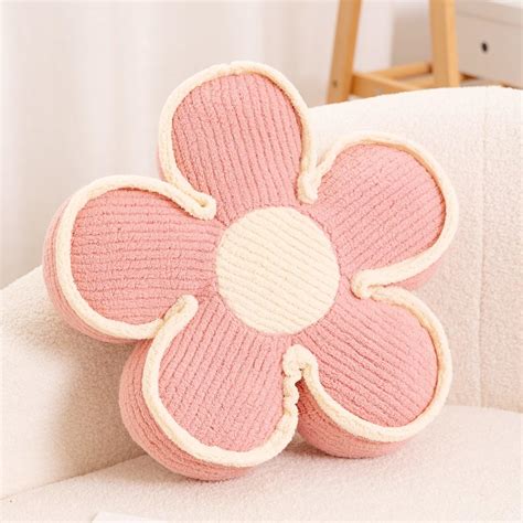 Amazon.com: Kcvvcr Flower Pillow, Soft Flower Shaped Floor Cushion