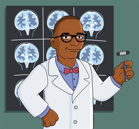 Neurologist Gift - Custom Portrait as Cartoon Character / Neurologist