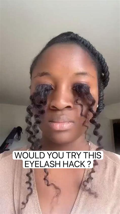 WOULD YOU TRY THIS EYELASH HACK ? | Hair hacks, Full lace wig human ...