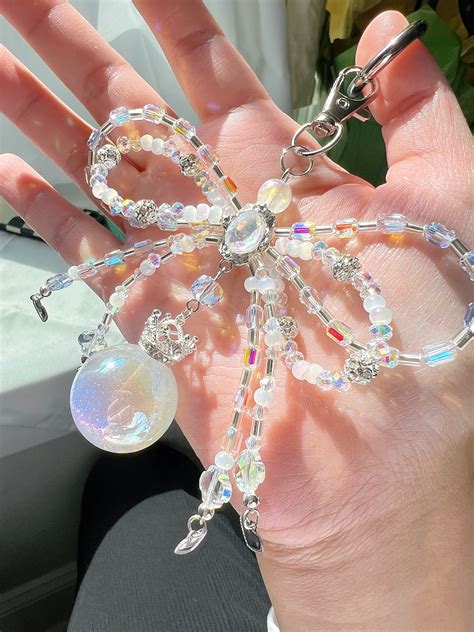 Handcrafted Versailles Moonlight Wrist Phone Strap , Phone Wristlet