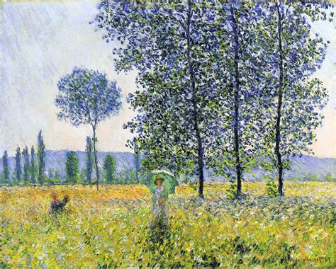 Sunlight Effect under the Poplars - Claude Monet - WikiArt.org