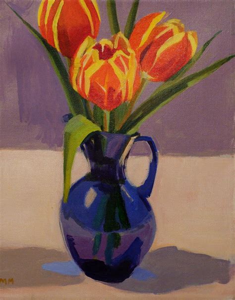 Tulips in a Blue Vase | Goddard Riverside