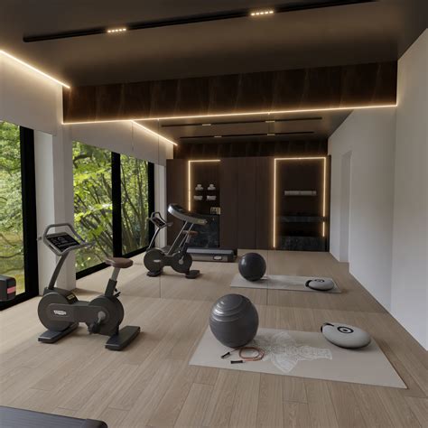 Mini GYM Blender Scene free 3D model | CGTrader